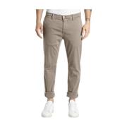 Stijlvolle Leren Broek voor Heren Replay , Beige , Heren