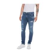 Klassieke Denim Jeans Replay , Blue , Heren