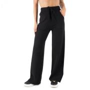 Wijde Zwarte Jogger Broek Replay , Black , Dames