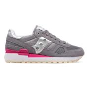 Comfortabele Sneakers met Gewatteerde Kraag en Tong Saucony , Gray , D...