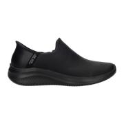 Comfortabele Zwarte Ultra Flex 3.0 Instapper voor Dames Skechers , Bla...