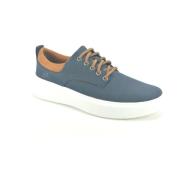 Blauw stof N. DZ. Skechers , Blue , Heren