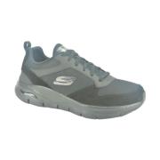 Zwart + Lycra Runner N. DZ. Skechers , Gray , Heren