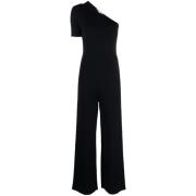 Compact Knit All In One Jumpsuit Stella McCartney , Black , Dames