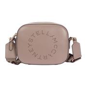 Mini Logo Crossbody Tas Stella McCartney , Gray , Dames