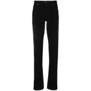 Slim-Fit Zwarte Stretch Jeans Tom Ford , Black , Heren