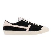 Suede Lace-Up Sneakers Tom Ford , Black , Heren