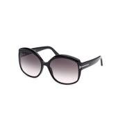 Gradient Rook Zonnebril Tom Ford , Black , Dames