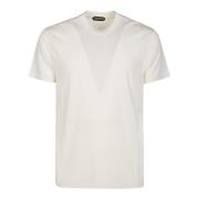 Aw100 Ecru T-Shirt - Stijlvol en Comfortabel Tom Ford , Beige , Heren