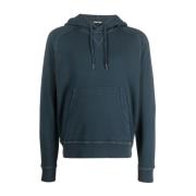 Vervaagde Trekkoord Hoodie Tom Ford , Blue , Heren