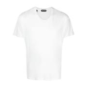 Witte T-shirts en Polos Tom Ford , White , Heren