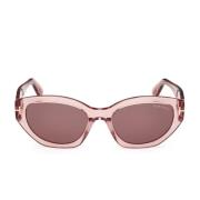 Cat-Eye Zonnebril in Transparant Roze Tom Ford , Pink , Dames