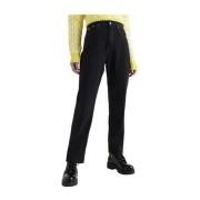 Rechte broek Tommy Hilfiger , Black , Dames