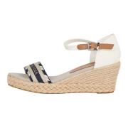 Elegante Sleehak Sandalen Tommy Hilfiger , White , Dames