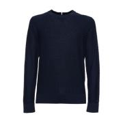 Blauwe Sweaters Tommy Hilfiger , Blue , Heren