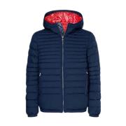 Gewatteerde Hoodie, Nachtblauw Tommy Hilfiger , Blue , Heren