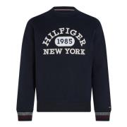 Donkerblauwe Sweaters Tommy Hilfiger , Blue , Heren