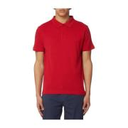 Grijzehond Geborduurd Polo T-Shirt Trussardi , Red , Heren