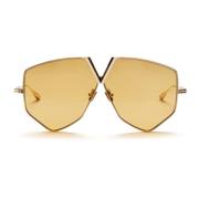 Sunglasses Valentino , Yellow , Dames