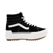 Dames Sk8-Hi Stacked Sneakers Vans , Black , Dames