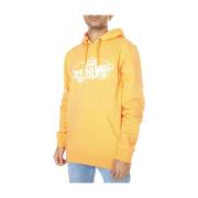 Oranje Hoodie Regular Fit Trekkoord Capuchon Voorzak Effen Kleur 100% ...