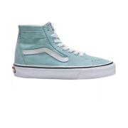 Tapered Canvas High-Top Sneakers Vans , Blue , Dames