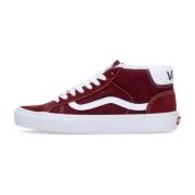 Mid Skool Sneaker - Port Royale/True White Vans , Red , Heren