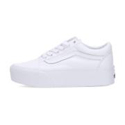 Witte Old Skool Stackform Sneakers Vans , White , Dames