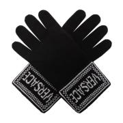 Wollen handschoenen Versace , Black , Dames