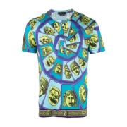 T-shirts en Polos Versace , Blue , Heren