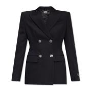 Wollen blazer Versace , Black , Dames