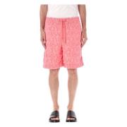Herenkleding Shorts Roze Aw23 Versace , Pink , Heren