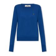 ‘Bea’ trui met logo Vivienne Westwood , Blue , Dames