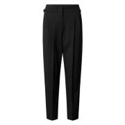 Tapered Trousers Windsor , Black , Dames