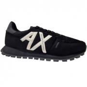 Nieuwe Sneakers Schoenen Armani Exchange , Black , Heren
