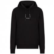 Zwarte heren hoodie Armani Exchange , Black , Heren