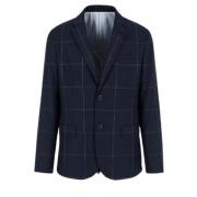 Formal Blazer Armani Exchange , Blue , Heren