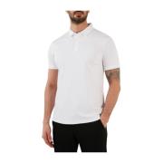 Basis Polo Shirt Armani Exchange , White , Heren