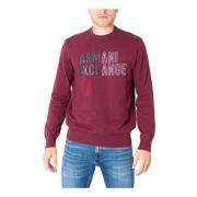 Heren Bordeaux Gebreide Kleding Armani Exchange , Red , Heren