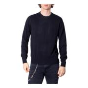 Heren Zwarte Sweatshirt Armani Exchange , Black , Heren