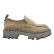 Platte schoenen met donkere studs ASH , Beige , Dames