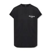 T-shirt met logo Balmain , Black , Dames