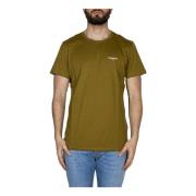 Khaki Small Logo T-Shirt, Reflecterend Logo, Maat L Balmain , Green , ...
