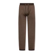 Trousers Balmain , Brown , Heren