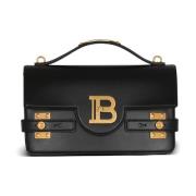 Leren B-Buzz 24 tas Balmain , Black , Dames