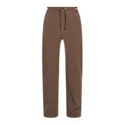 Geborduurde broeken Balmain , Brown , Heren