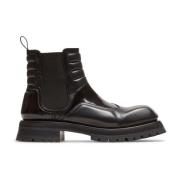 Smooth leather Army Phil Chelsea boots Balmain , Black , Heren