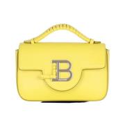 B-Buzz mini leather bag Balmain , Yellow , Dames