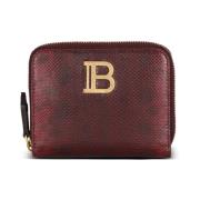 B-Buzz Karung leather purse Balmain , Red , Dames