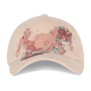Sky printed cotton cap Balmain , Multicolor , Dames